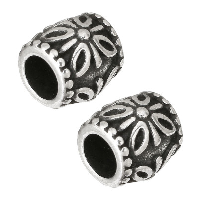 Surgical steel large bead