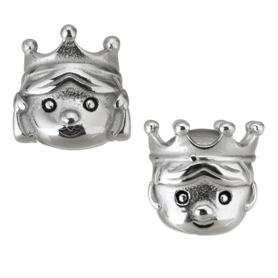 Bead princess or prince of surgical steel