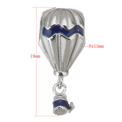 Bead hot air balloon surgical steel