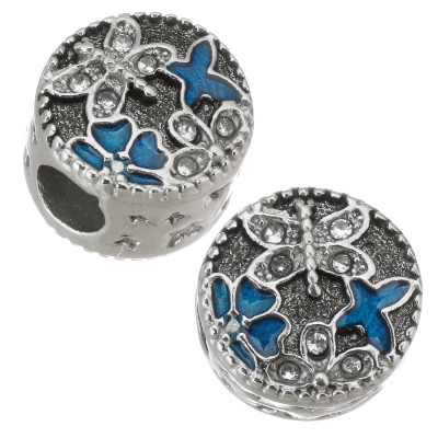 Dragonfly bead made of surgical steel