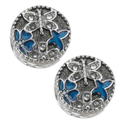 Dragonfly bead made of surgical steel