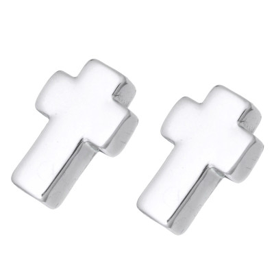 Bead with a small thread cross surgical steel 4 color variants