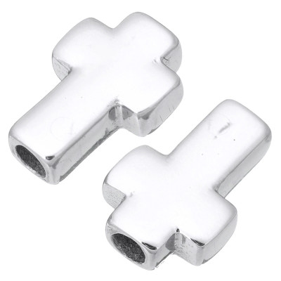 Bead with a small thread cross surgical steel 4 color variants