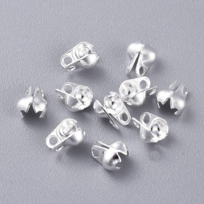 Kalota 1,8mm z chirurgické oceli BOČNÍ OTEVÍRÁNÍ sříbrná galvanizace