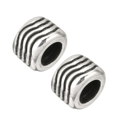 Surgical steel wavy bead