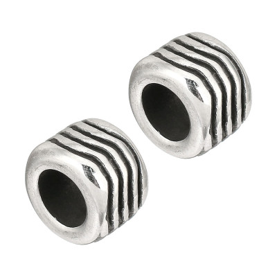 Surgical steel wavy bead