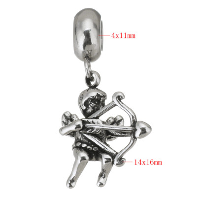 Cupido pendant from surgical steel