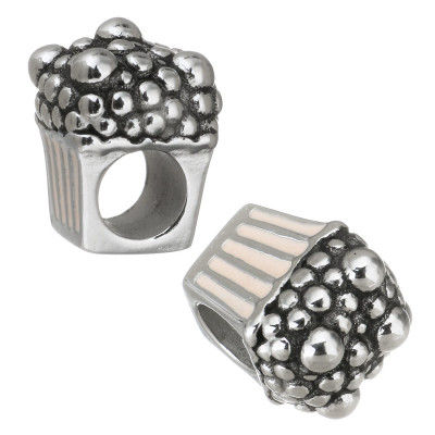 Bead Muffin surgical steel