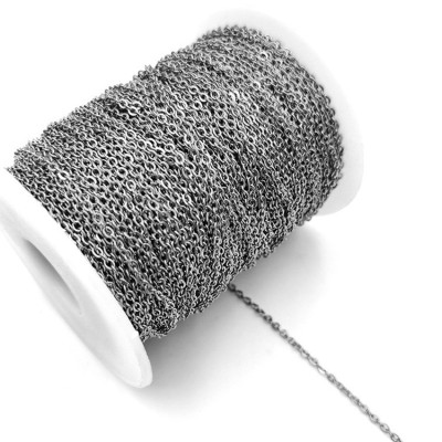 Řetízkovina oválná očka 1,5mm chirurgická ocel