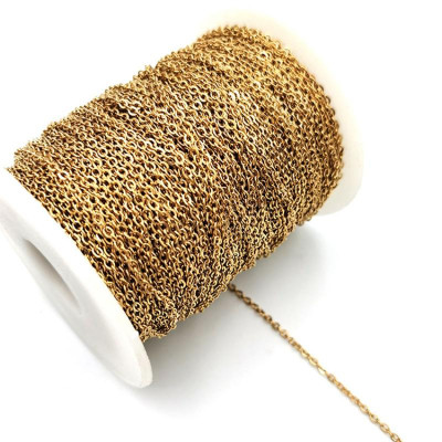 Řetízkovina oválná očka 1,5mm chirurgická ocel