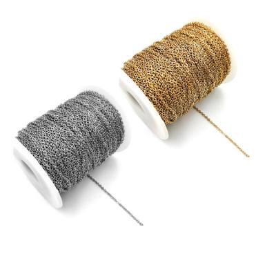 Řetízkovina oválná očka 1,5mm chirurgická ocel