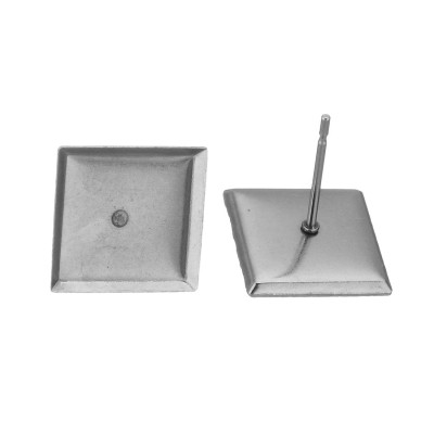 Surgical steel square head 9.60mm