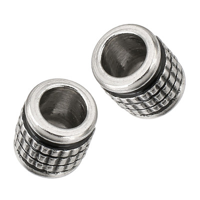 Korálek váleček DVA ROZDÍLNÉ PRŮVLEKY 1,5 a 3,5mm chirurgická ocel