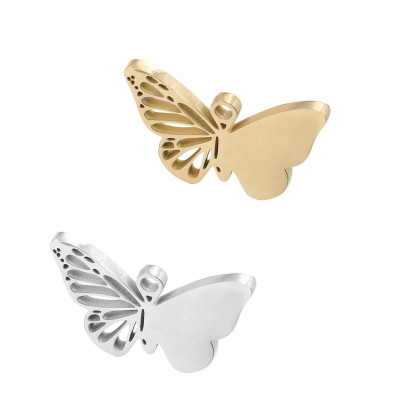 Přívěsek motýlek chirurgická ocel dvě barevné varianty