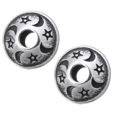 Bead with ornaments small surgical steel die