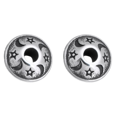 Bead with ornaments small surgical steel die