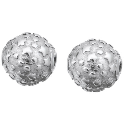 Bead with surgical steel stars