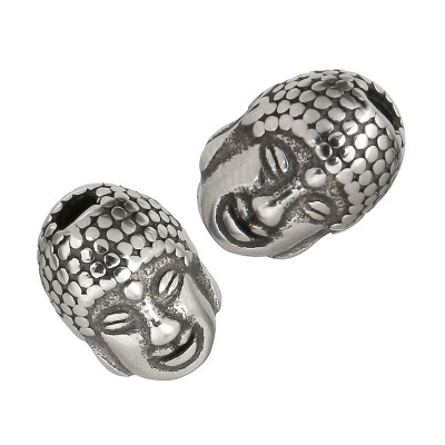 Buddha surgical steel bead