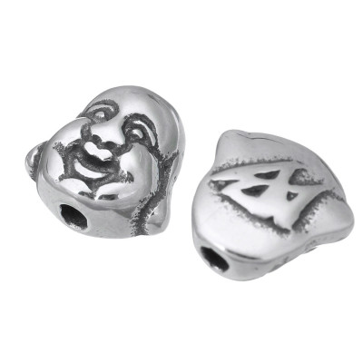 Buddha surgical steel bead