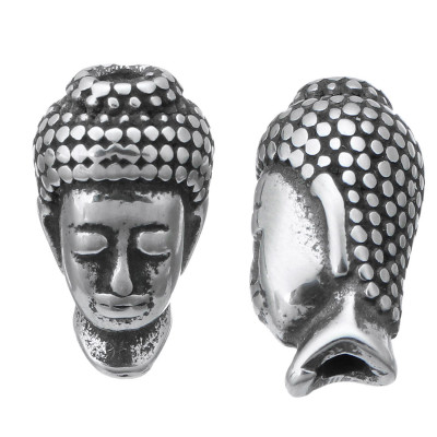 Buddha surgical steel bead