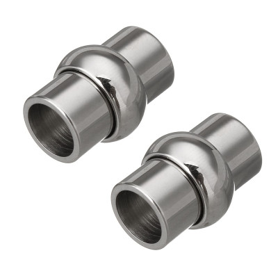 Magnetic fastening 6mm smooth polished stainless steel pulling hole