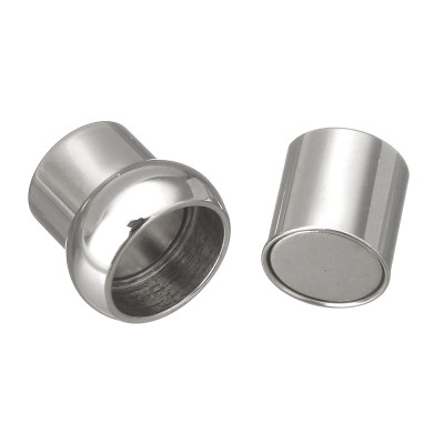 Magnetic fastening 6mm smooth polished stainless steel pulling hole