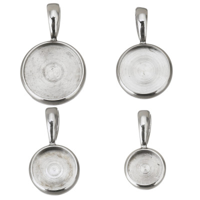 Bowl pendant with flap 8,10,12,14mm