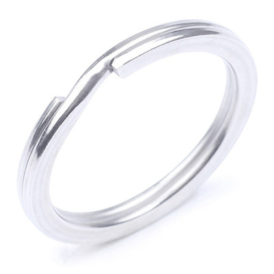 Surgical steel key ring