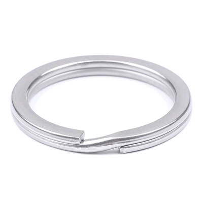 Surgical steel key ring