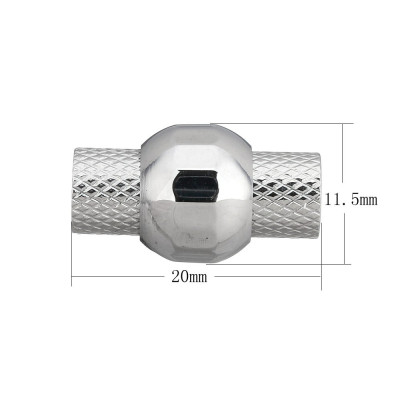 Magnetic fastening of 6mm cut hole in surgical steel