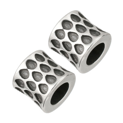 Surgical steel bead roller