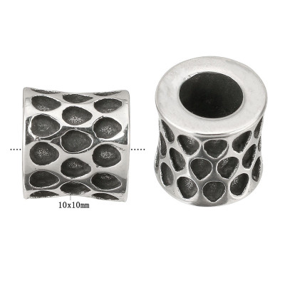 Surgical steel bead roller