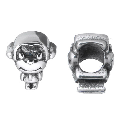 Bead little monkey surgical steel