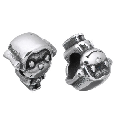 Bead little monkey surgical steel
