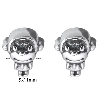 Bead little monkey surgical steel