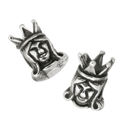 Bead princess with surgical steel crown