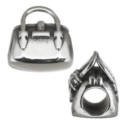 Handbag two color variants surgical steel