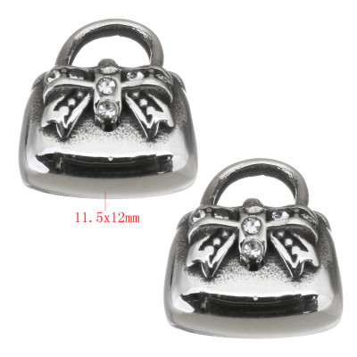 Handbag two color variants surgical steel