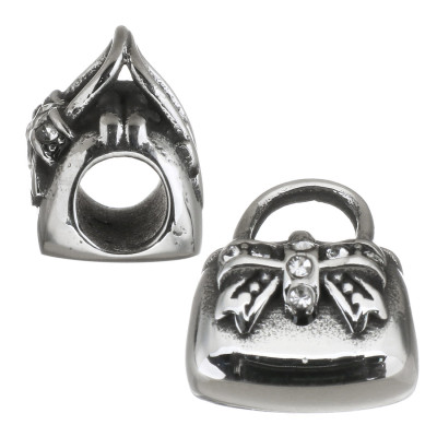 Handbag two color variants surgical steel