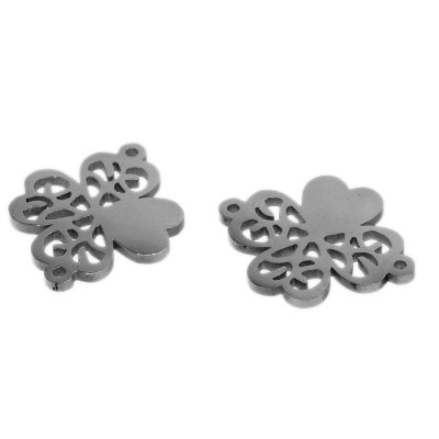 Konektor čtyřlístek se srdíčkem chirurgická ocel
