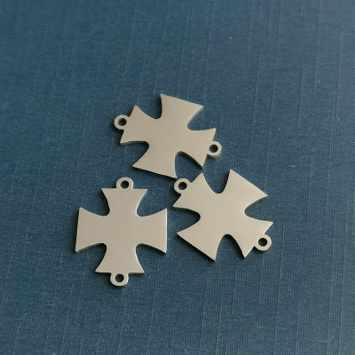 Cross surgical steel connector