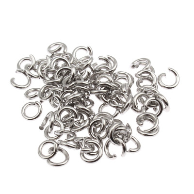 Otevřený spojovací kroužek 4 x 0,7mm z chirurgické oceli