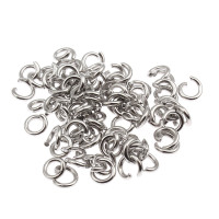 Otevřený spojovací kroužek 4 x 0,7mm z chirurgické oceli