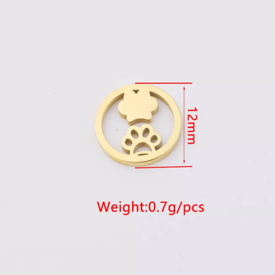 Connector wheel with paws three color variants surgical steel