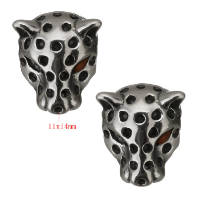 Leopard bead surgical steel