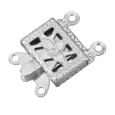 304 stainless steel Box clasp 2 strand