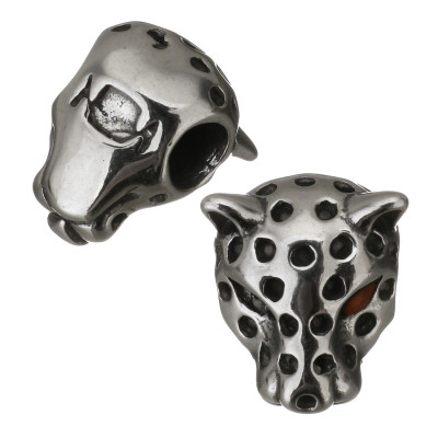 Leopard bead surgical steel