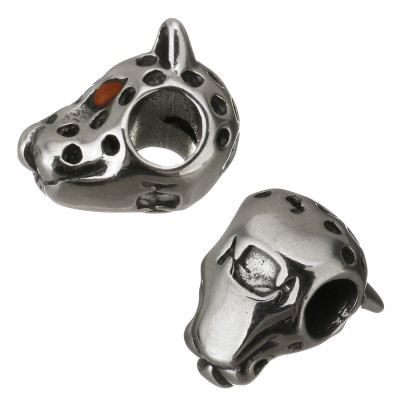 Leopard bead surgical steel