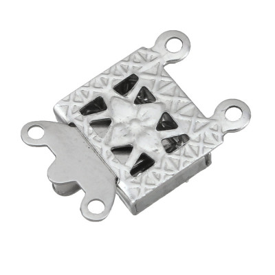 304 stainless steel Box clasp 2 strand