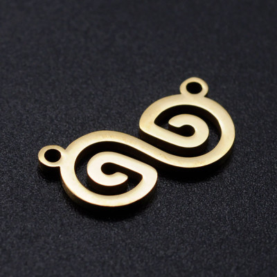 Infinity connector two color variants surgical steel